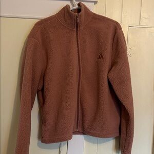 Adidas old pink Fleece Jacket